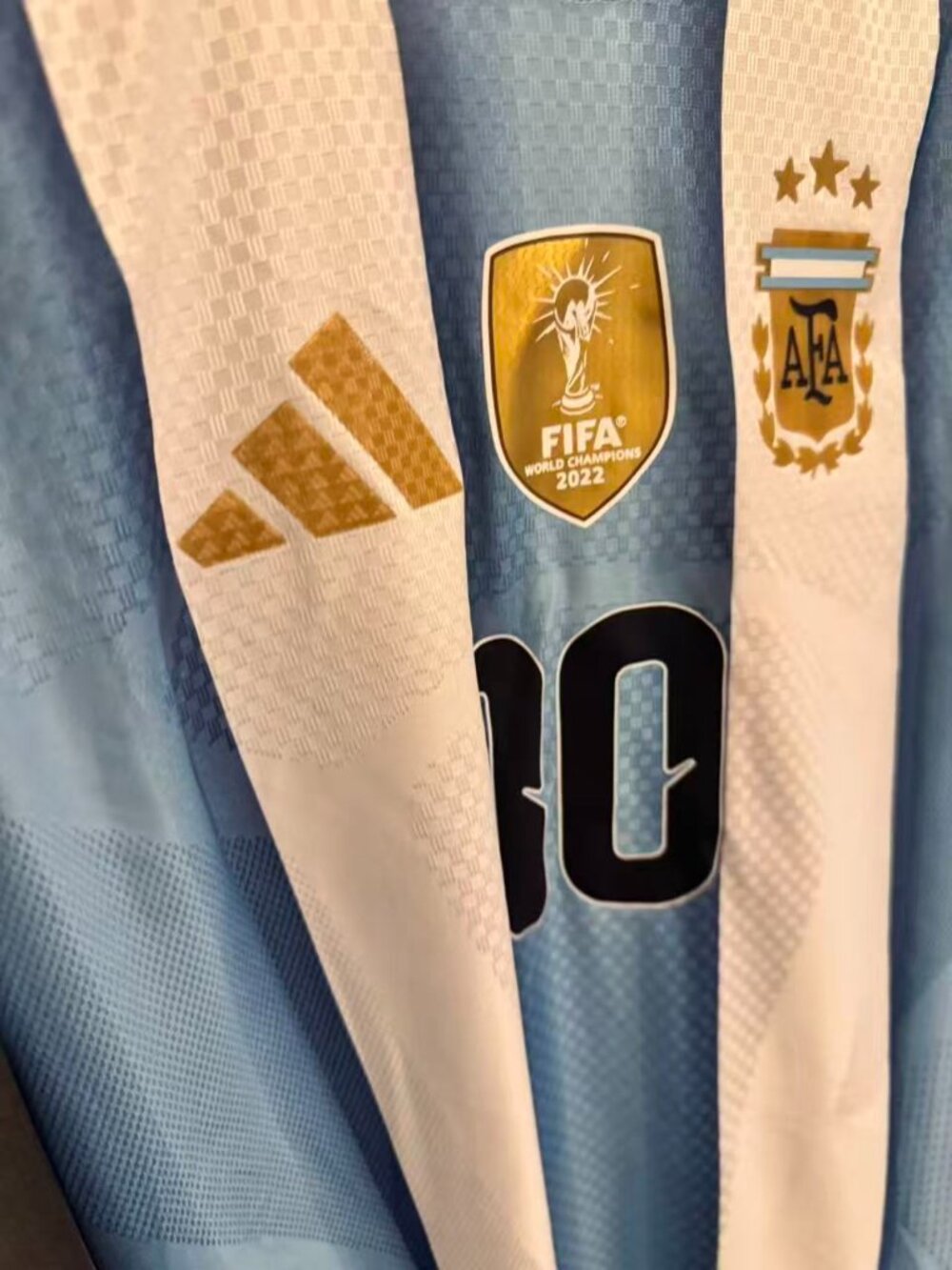 Blue White #10 Soccer Fan Jersey 2026 World Cup - Picture 5 of 8